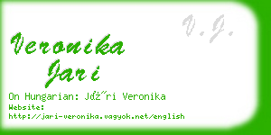 veronika jari business card